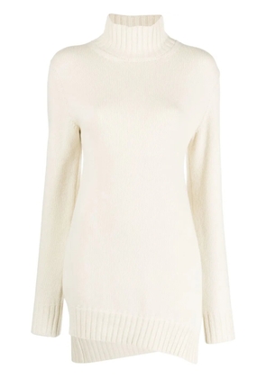 Jil Sander asymmetric-hem jumper - Neutrals