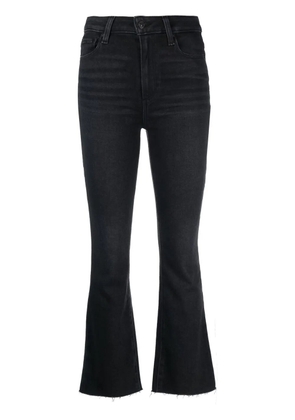 PAIGE mid-rise cropped jeans - Black