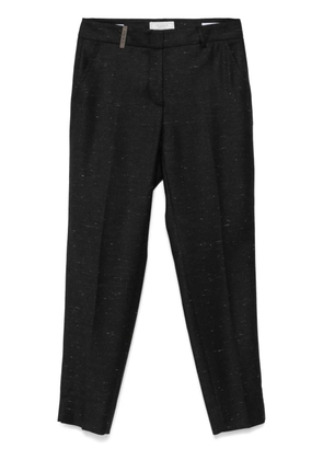 Peserico speckled trousers - Grey