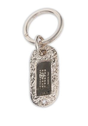 MM6 Maison Margiela Foil keyring - Silver