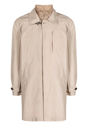 Fay layered design trenchcoat - Brown