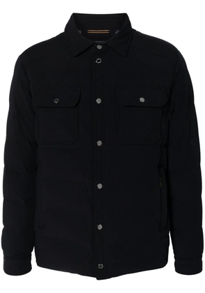 Moorer water-resistant padded jacket - Blue