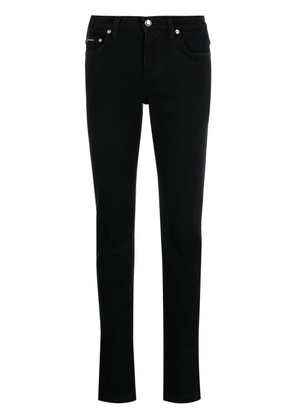 Dolce & Gabbana logo-patch denim jeans - Black
