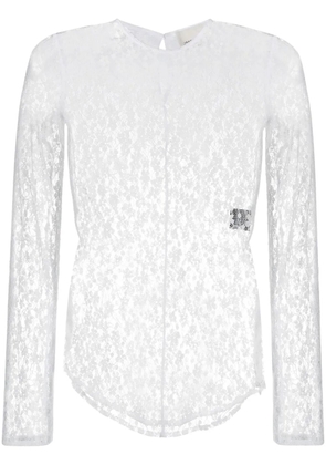 ISABEL MARANT Toyela lace top - White