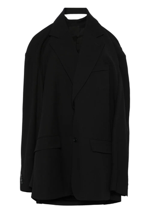 Balenciaga Suspended tailored dress - Black