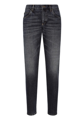 Dolce & Gabbana straight-leg cotton jeans - Blue
