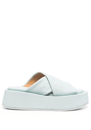Marsèll cross-strap platform sandals - Blue