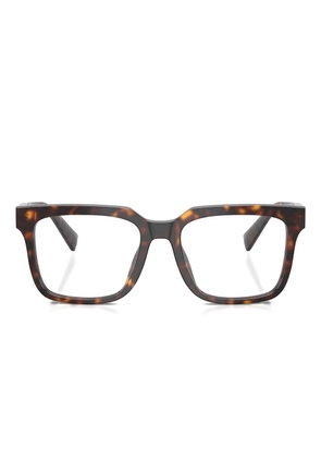 Dolce & Gabbana Eyewear square-frame glasses - Brown