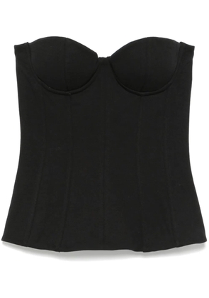 VETEMENTS Molleton corset - Black