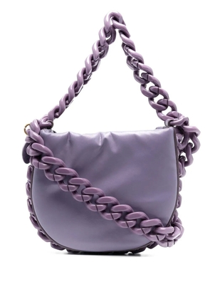 Stella McCartney chain-link trimming shoulder bag - Purple