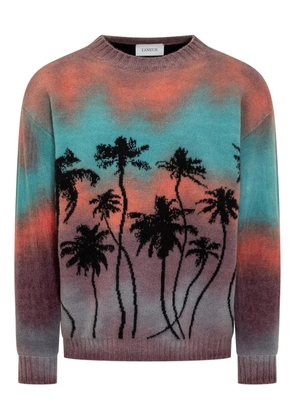 Laneus crew-neck sweater - Blue