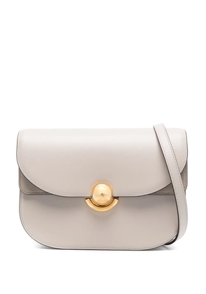 Furla logo-engraved cross body bag - Neutrals