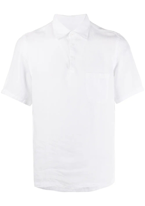 Costumein Corfù linen polo shirt - White