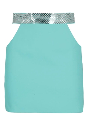 Giuseppe Di Morabito satin skirt - Blue