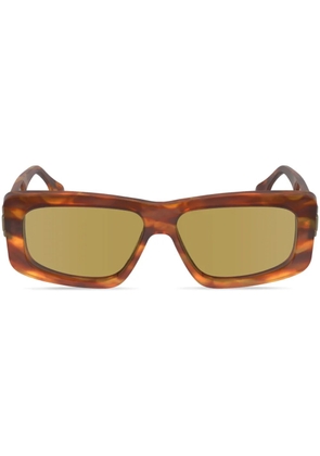 Victoria Beckham Eyewear rectangle-frame sunglasses - Brown