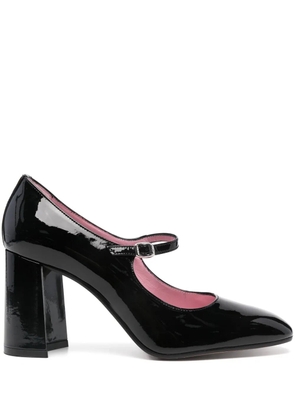 Carel Paris 75mm leather pumps - Black