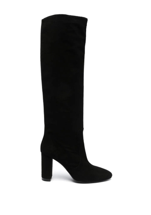 Via Roma 15 90mm block-heel boots - Black