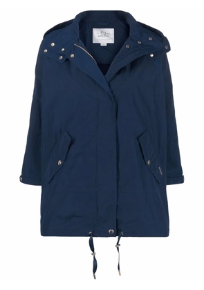 Woolrich concealed hooded parka - Blue