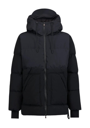 AFTER LABEL hooded down jacket - Black