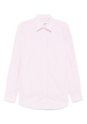 Costumein vertical-stripe pattern shirt - Pink