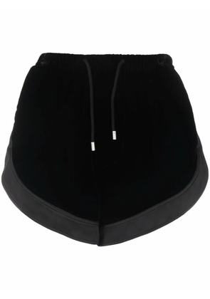 Saint Laurent drawstring-fastening mini shorts - Black