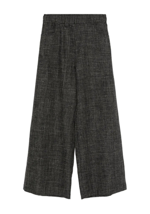 Alysi elasticated-waistband trousers - Grey