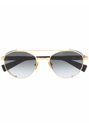 Balmain Eyewear round-frame sunglasses - Gold