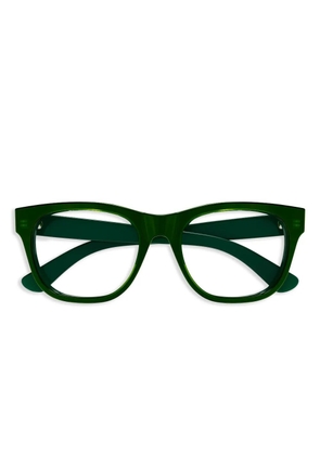Gucci Eyewear logo-lettering glasses - Green