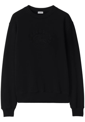 Burberry Equestrian Knight cotton sweatshirt - Black