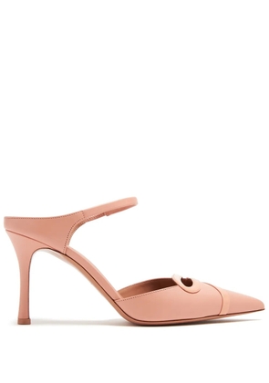 Malone Souliers Bonnie 90mm leather mules - Pink
