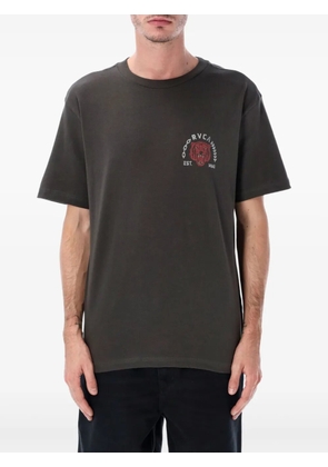 Rvca tiger-graphic T-shirt - Grey