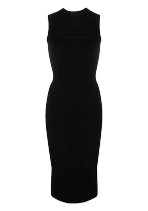 Victoria Beckham cut-out sleeveless midi dress - Black
