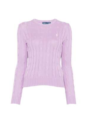 Polo Ralph Lauren cable cotton sweater - Purple