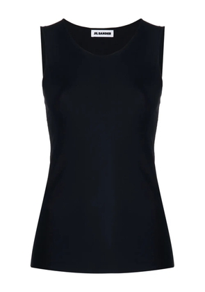 Jil Sander sleeveless stretch tank top - Black