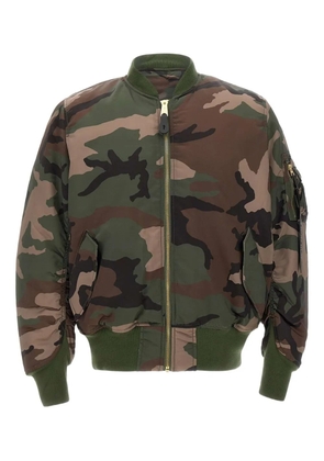Alpha Industries MA-1 Base Flight zip-up bomber jacket - Green