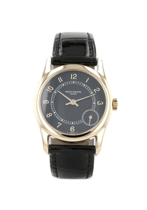 Patek Philippe Pre-Owned 1994s Calatrava arabic numerals 33mm watch - Black