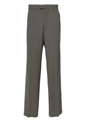 MM6 Maison Margiela pressed-crease straight-leg trousers - Brown