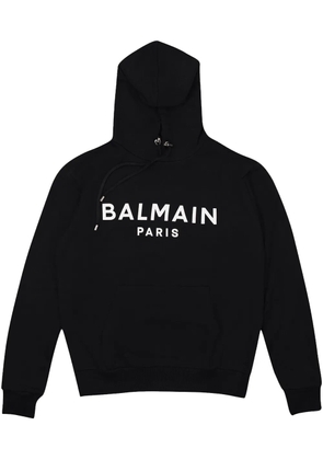 Balmain printed hoodie - Black