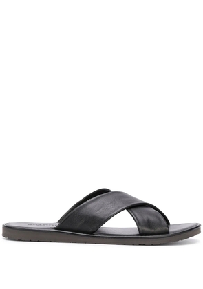 Scarosso Adriano crossover sandals - Black