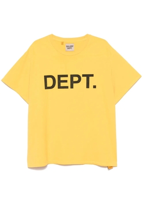 GALLERY DEPT. logo-print T-shirt - Yellow