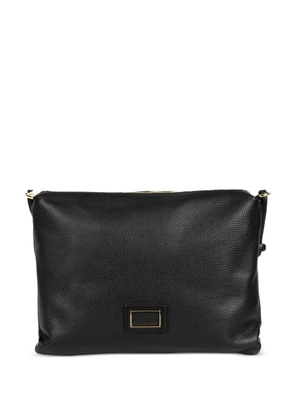 Marc Ellis textured plaque clutch bag - Black