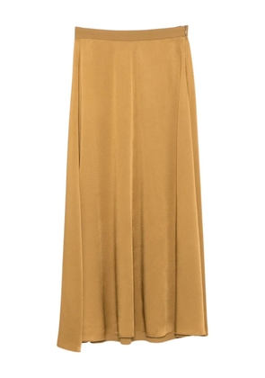 Forte Forte pleated A-line skirt - Yellow