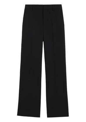 AMI Paris flared twill trousers - Black