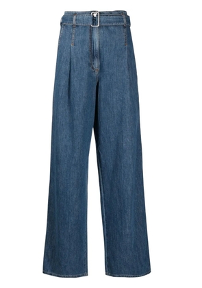 Philosophy Di Lorenzo Serafini belted wide-leg jeans - Blue