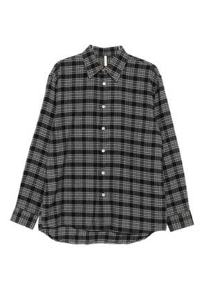 Sunflower plaid-pattern shirt - Black