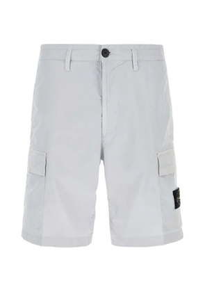 Stone Island button cargo shorts - Grey