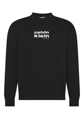 Calvin Klein logo-print sweater - Brown