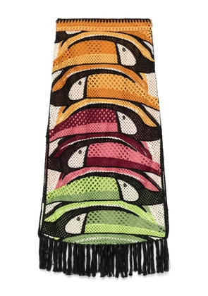 FARM Rio Toucan Tree midi skirt - Green