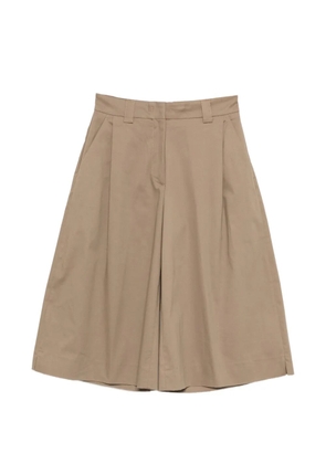 THELATEST Dakota pleated shorts - Brown