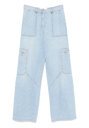 Elisabetta Franchi cargo jeans - Blue